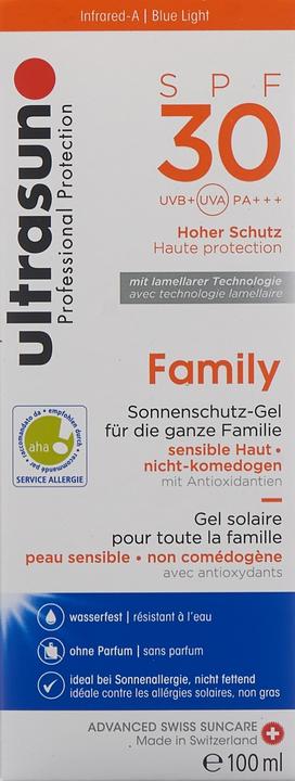 Immagine prodotto Ultrasun Family (Latte solare, SPF 30, 100 ml, 169 g)