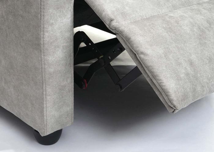 Produktbild Swisshandel24 Fernsehsessel HWC-F76, Relaxsessel Sessel Liegesessel, Liegefunktion verstellbar Stoff/Textil vint