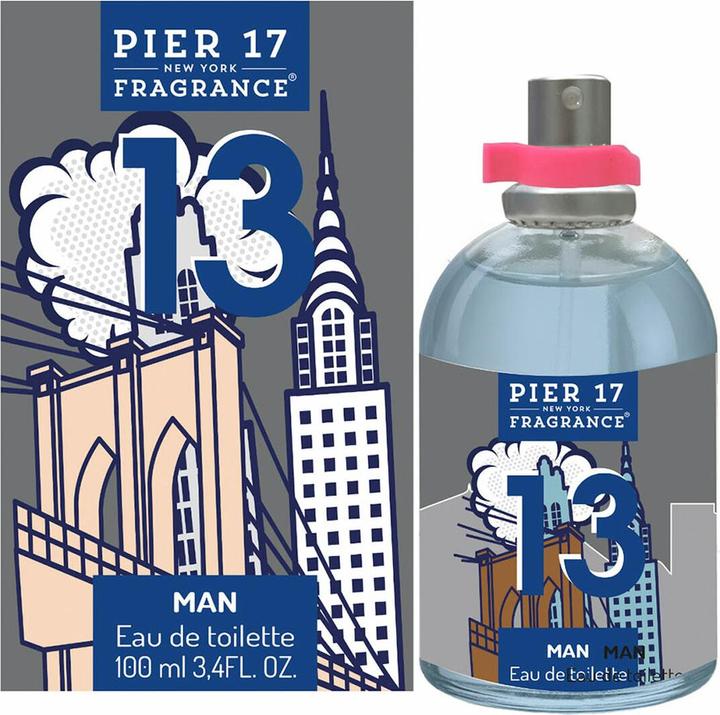 Actual product image Pier 17 New York Men's Perfume EDT 100ml - Pack of 13 (Eau de toilette, 100 ml)
