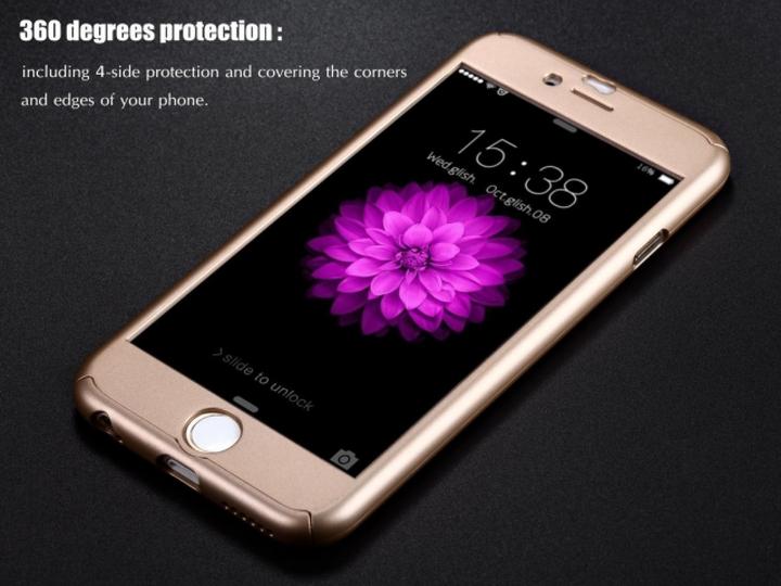 Actual product image Floveme 360 degree bulletproof glass case iPhone 6/6S all-round protection (1 Piece, Apple iPhone 6s)