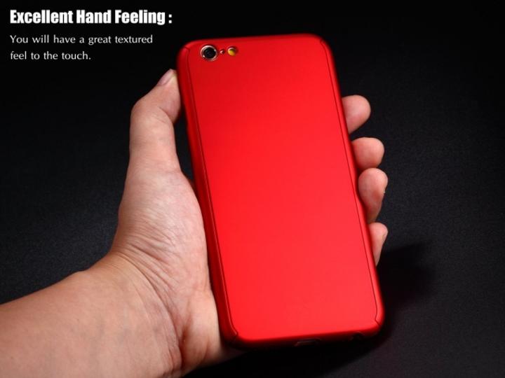 Actual product image Floveme 360 degree bulletproof glass case iPhone 6/6S all-round protection (1 Piece, Apple iPhone 6s)