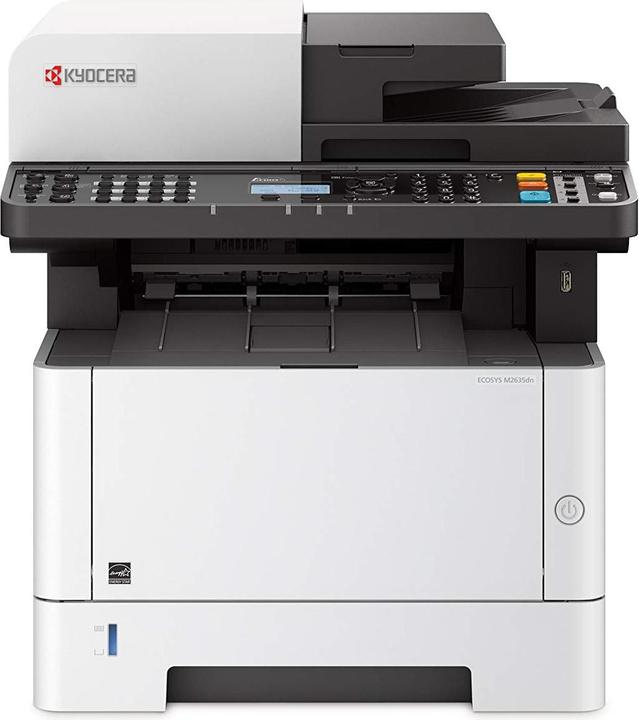 Immagine prodotto Kyocera ECOSYS M2635dn/Plus Stampante laser mono MFP A4 35ppm Stampa Copia Scansione Fax Protezione (Laser, Bianco e nero)