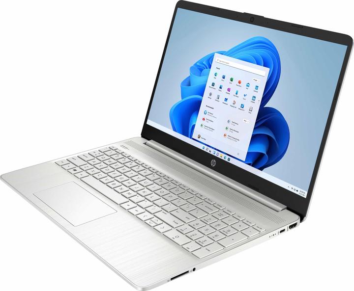 Actual product image HP 15s-eq2661ng (A7JY1EA) 2.1GHz/16GB/1TBSSD/15.6"/W11H, natural silver (15.60", AMD Ryzen 5 5500U, 16 GB, 1000 GB, DE)