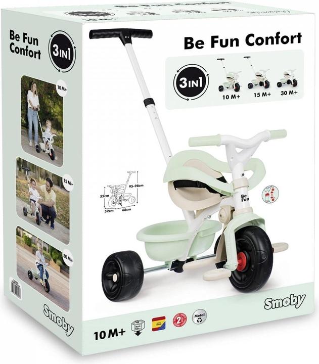 Immagine prodotto Smoby Triciclo Comfort Be Fun