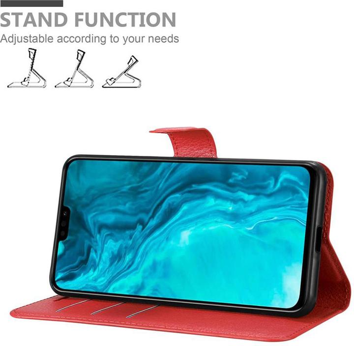Actual product image Cadorabo Book with stand function cover (Honor 9X Lite)