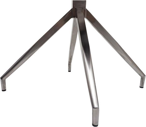 Produktbild Swisshandel24 6x Esszimmerstuhl HWC-H70, Küchenstuhl Lehnstuhl Stuhl, Stoff/Textil Edelstahl gebürstet dunkelgrau