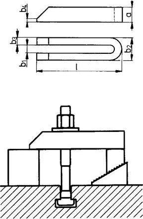 Actual product image Amf Forked clamp tapered
