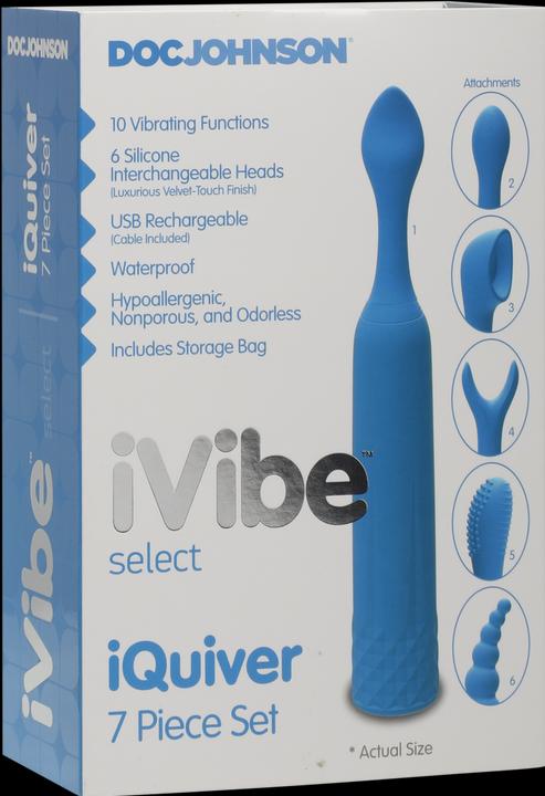 Immagine prodotto Doc Johnson iVibe™ Select - iQuiver - Set di 7 pezzi - blu pervinca