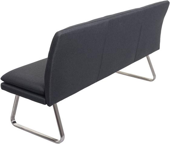 Produktbild Swisshandel24 Esszimmer-Set HWC-H70, Sitzgruppe Esszimmergruppe Esszimmergarnitur, Stoff/Textil Edelstahl gebürste