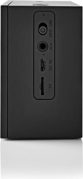 Produktbild Nedis SPBT-2001 Bluetooth Lautsprecher - schwarz (4 h, Batteriebetrieb)