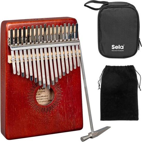 Image du produit Sela SE247 Kalimba acajou 17 rouge (Percussion)