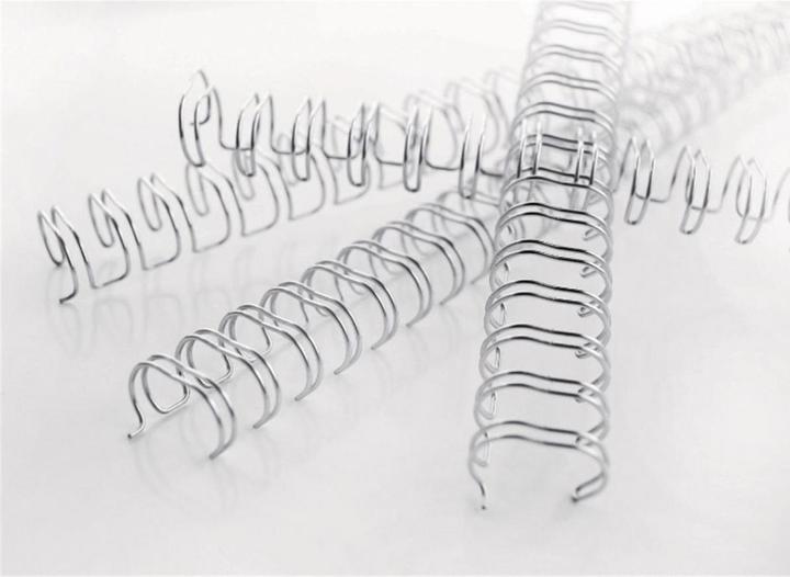 Actual product image GBC Binding wire 14mm, 34 rings, silver, 100 pcs.