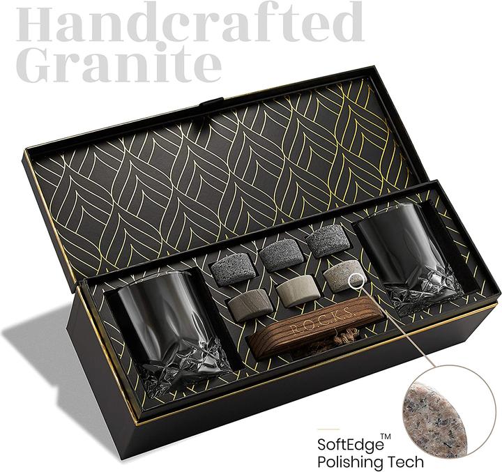 Produktbild Rocks Whiskey Chilling Stones Whiskey Steine Set (3 dl, 1 x, Whiskygläser)