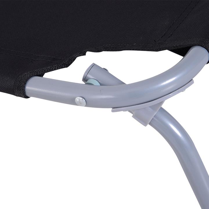 Actual product image Outsunny Sun lounger with adjustable backrest (187 cm)