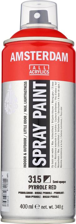 Image du produit Amsterdam Peinture en aérosol (Rouge pyrrole, 400 ml)