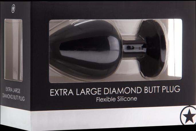 Image du produit Shots Extra Large Diamond Butt Plug Noir