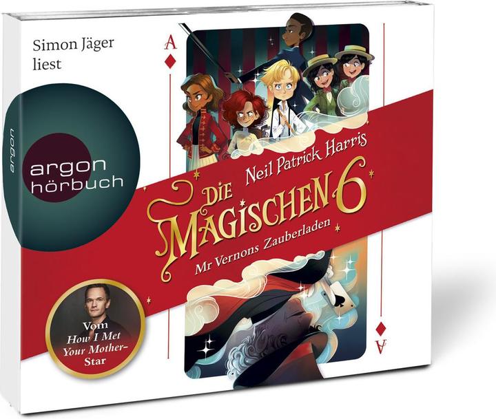Actual product image The Magic Six - Mr Vernon's Magic Shop (Neil P. Harris, Katrin Segerer, Simon Hunter, German)