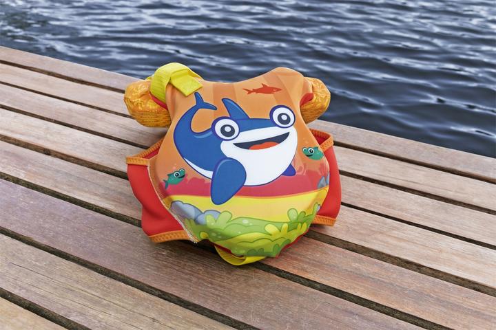 Image du produit Bestway Gilet de sauvetage Puddle Jumper® Petite baleine avec housse textile, 0-2 ans (Jusqu'à 15Kg)