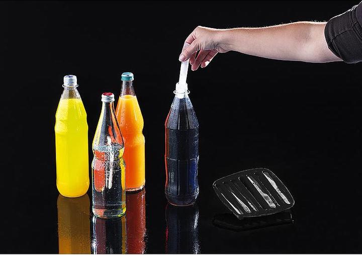 Produktbild Rosenstein & Söhne 7-fach Silikonform für "Stab-Eis" 4er-Set, Ideal für Flaschen