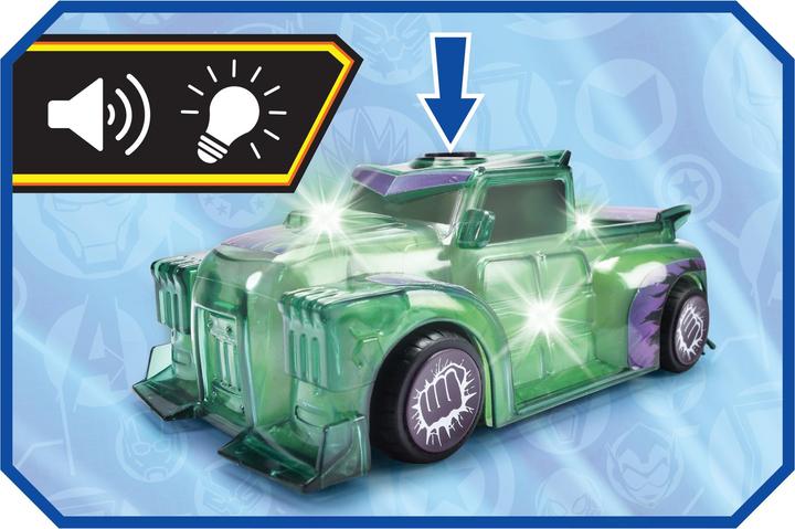 Actual product image Jada Marvel Light Hero Hulk 1:32