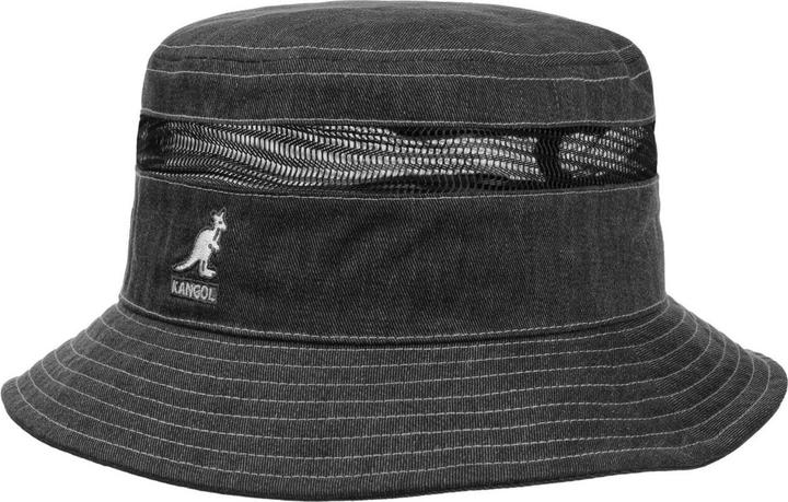 Kangol bucket hat distressed cotton mesh (S/M)