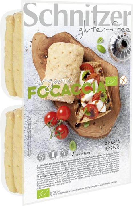Actual product image Schnitzer Organic Focaccia (260 g)