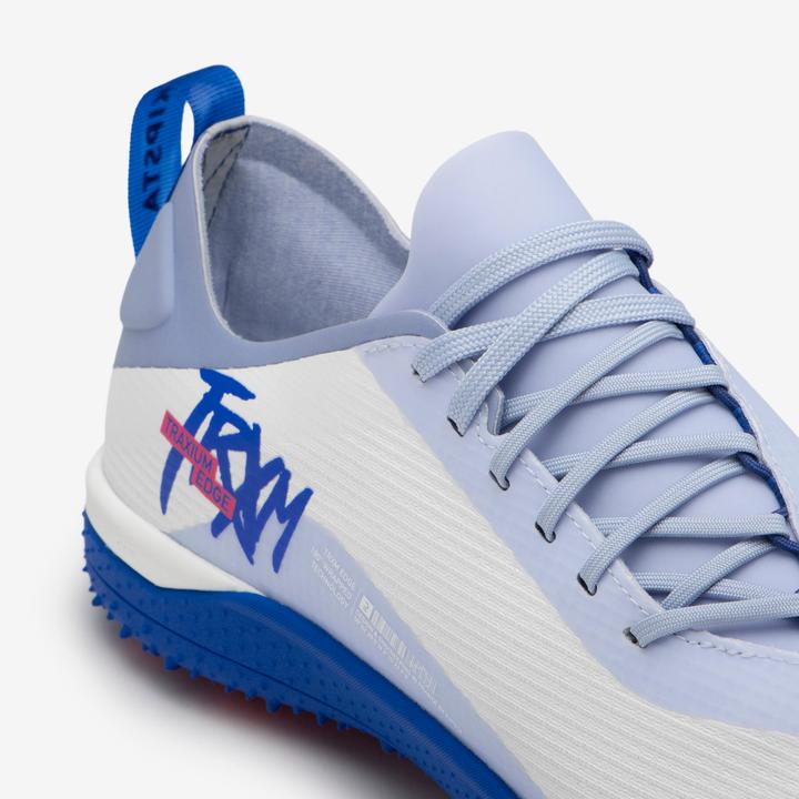 Actual product image Kipsta Women's/men's football multi-pointe shoes TF - Traxium Edge Turf white/blue (42)