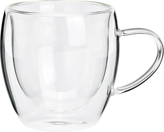G. Wurm Becher doppelwandige aus Glas Transparent (B/H/T) 12x9x8cm 250ml (250 ml, 1 x)