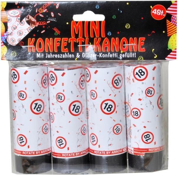 Image du produit UdoS Mini canon à confettis pour le 18e anniversaire