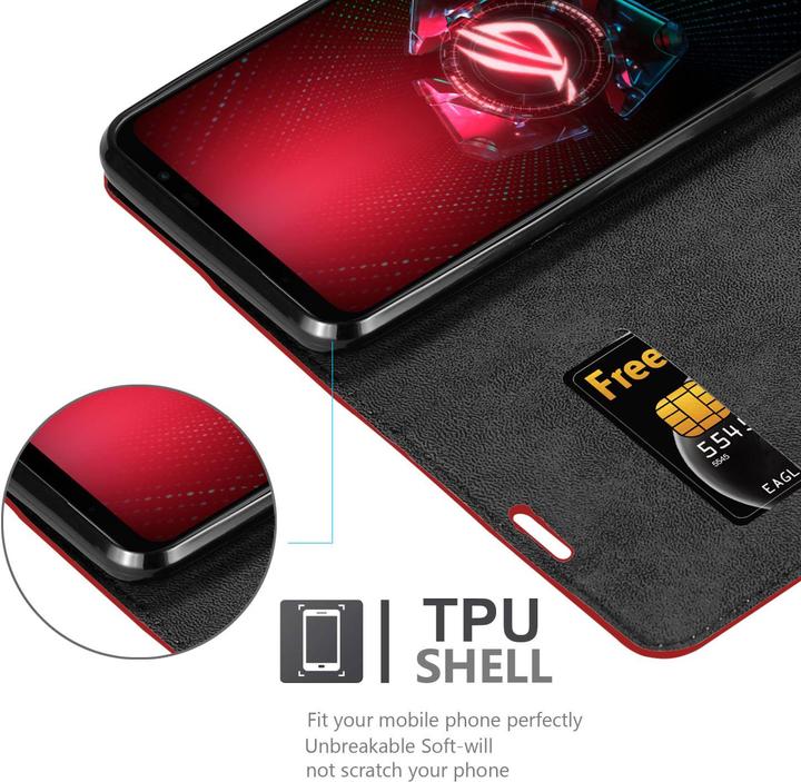 Image du produit Cadorabo Book Invis. Étui magnétique (Asus ROG Phone 5)