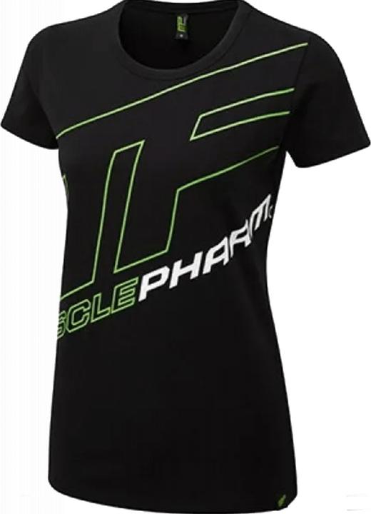 MP Womens Outline Logo Tee Black-Green