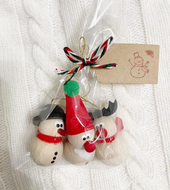 Produktbild Holzecke Deko-Hänger-Set, 3-Tlg. Aus Holz. Schneemann, Weihnachtsmann, Rentier