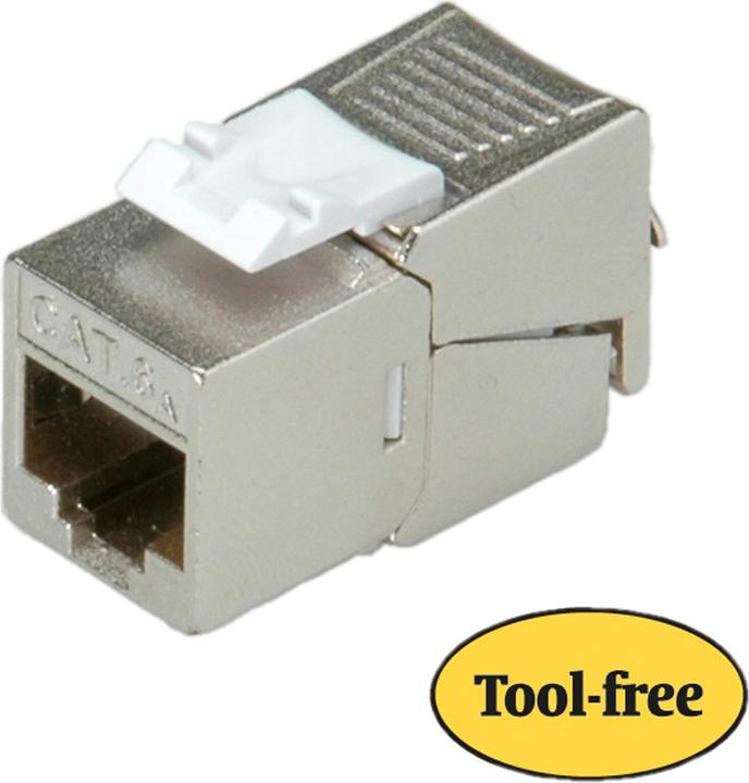 Roline C6A Keystone STP180°,sans outils (UTP, CAT6a, 0.04 m)