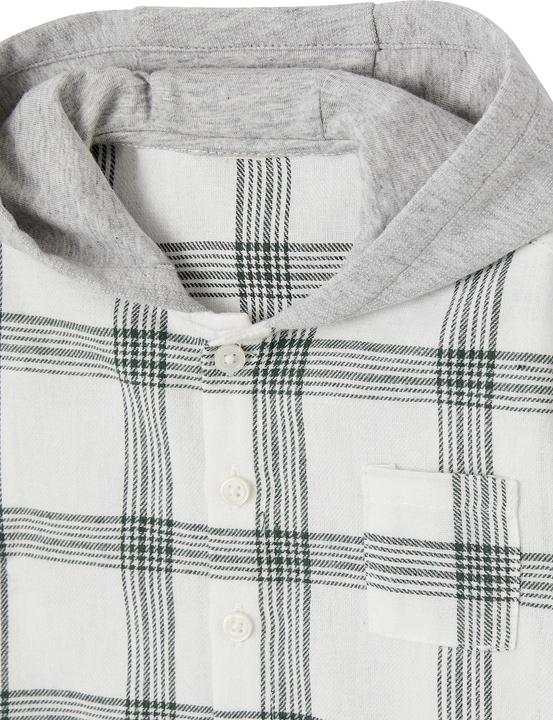 Image du produit Vertbaudet Chemise à carreaux bébé avec capuche (74)
