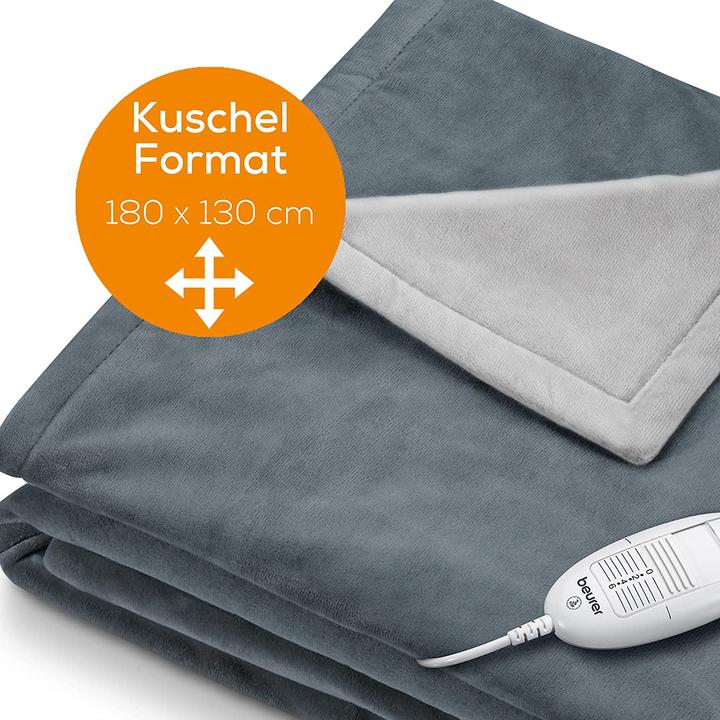 Actual product image Beurer HD 75 Dark Grey (130 x 180 cm)