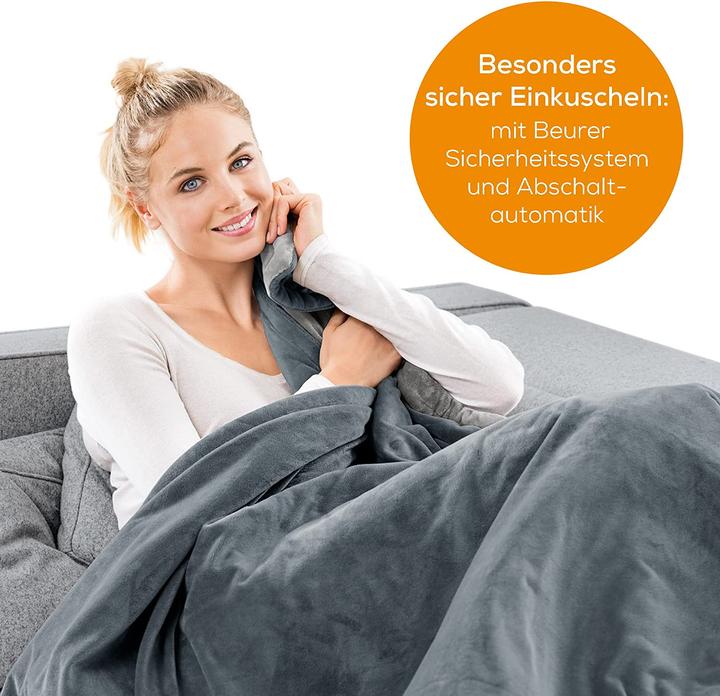 Actual product image Beurer HD 75 Dark Grey (130 x 180 cm)