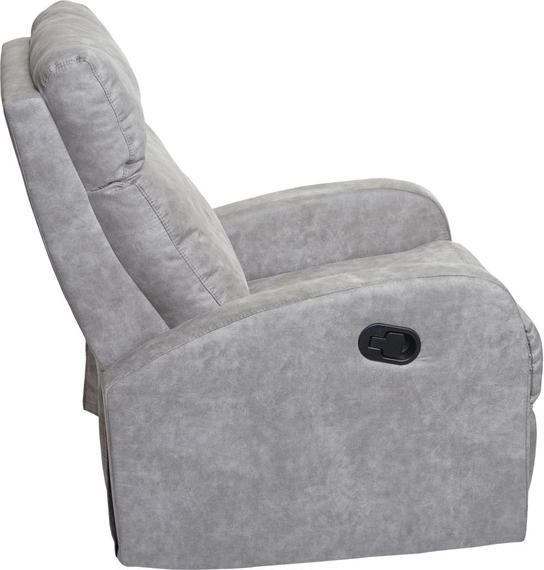 Image du produit Swisshandel24 Fauteuil TV HWC-A54 Premium, Fauteuil Relax à bascule, pivotant Tissu/Textile gris clair