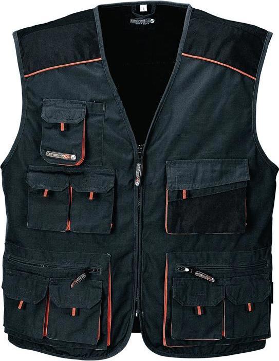 Produktbild Terratrend Weste Grösse 48 dunkelgrau/schwarz/orange (48)