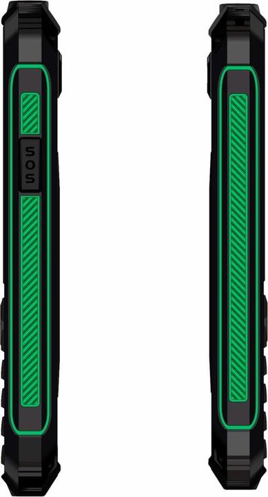 Immagine prodotto Evolveo StrongPhone W4, vodot??sn?? odoln? Telefono dual SIM,??erno-zelen? (2.80", 2 Mpx, 2G)