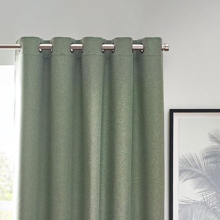 Actual product image Furn Dawn Eyelet Curtains (137 x 167 cm)