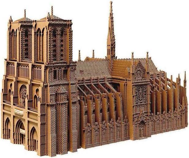 Actual product image Cartonic Notre-Dame de Paris - 3D cardboard model
