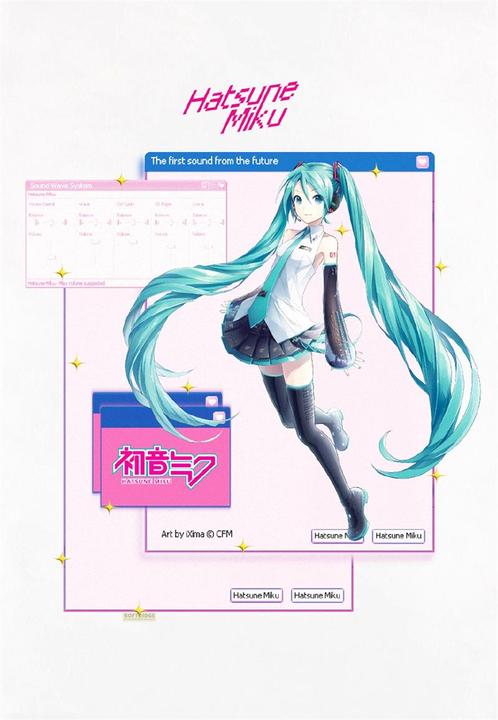 Immagine prodotto Difuzed Hatsune Miku - Maglietta da donna Pop Up - S (S)