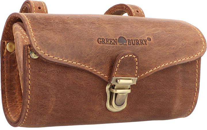Produktbild Greenburry Vintage Original Fahrradtasche Leder 17 cm (1 l, Lenkertasche)