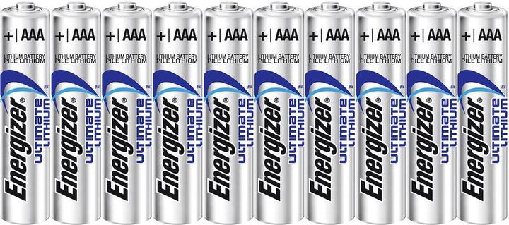 Actual product image Energizer Ultimate Lithium Micro (10 pcs., AAA, 1250 mAh)