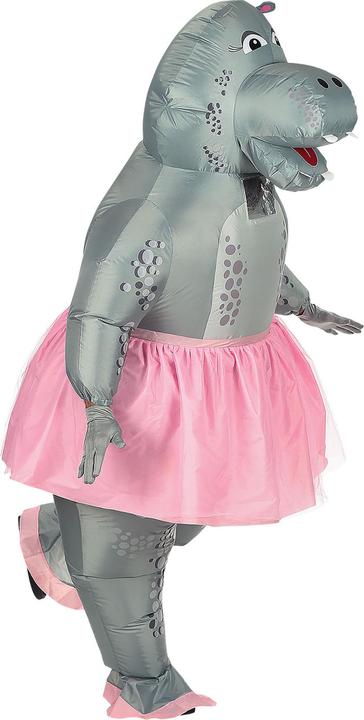 Immagine prodotto Widmann HIPPO BALLERINA (aufblasbares Kostüm m. integriertem Gebläse & Maske), One Size Fits Most Adult (Taglia unica)