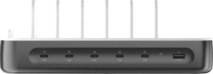 Produktbild 4smarts Ladestation Team 100W 5C/1A inkl. 6 Kabel (100 W)