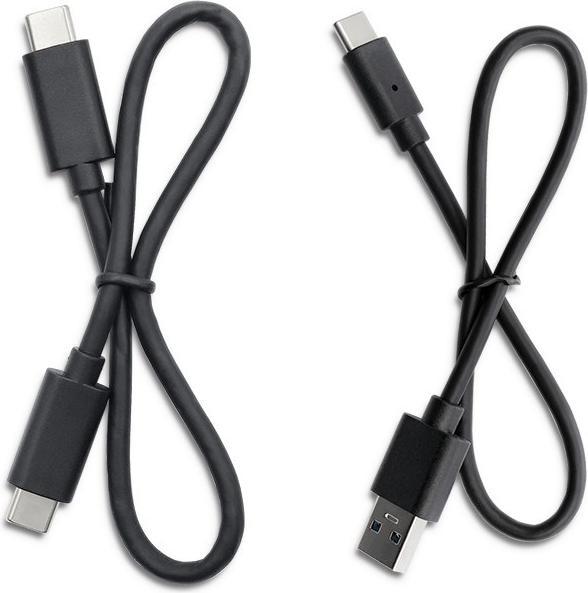 Actual product image Qoltec Obudowa | kieszeń na dysk M.2 SSD SATA | NVME | DUAL |USB-C (M.2)