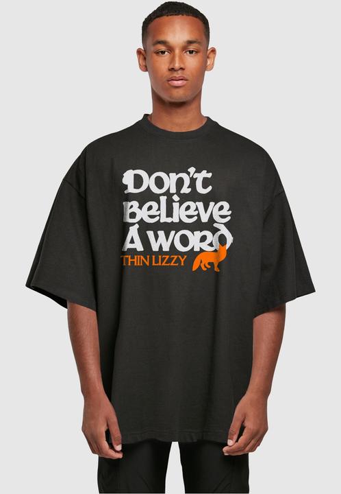 Produktbild Merchcode Thin Lizzy - Dont Believe A Word Fox Huge Tee - 160171 (XXL)