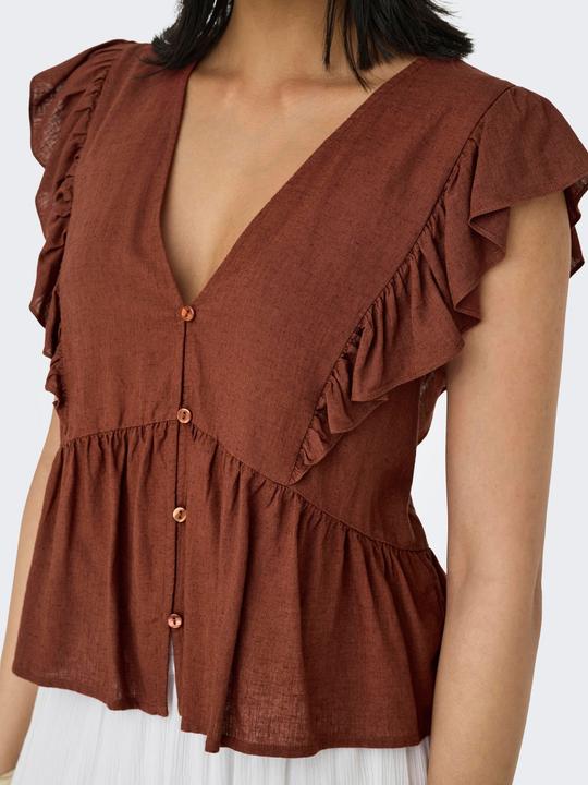 Image du produit Only Normal geschnitten V-Ausschnitt Top Top (L)