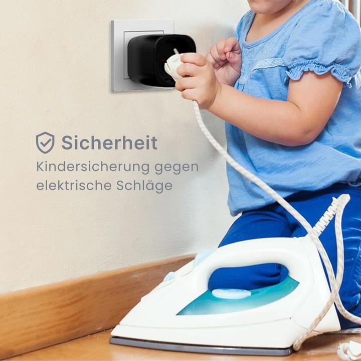 Produktbild Hermex Steckdosenadapter Schuko zu Schweiz (Typ 13, CEE 7/4)